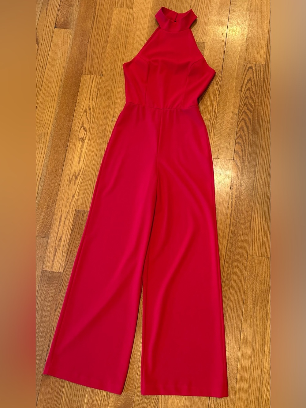 Size Small Karlie Red Wide-Leg Jumpsuit